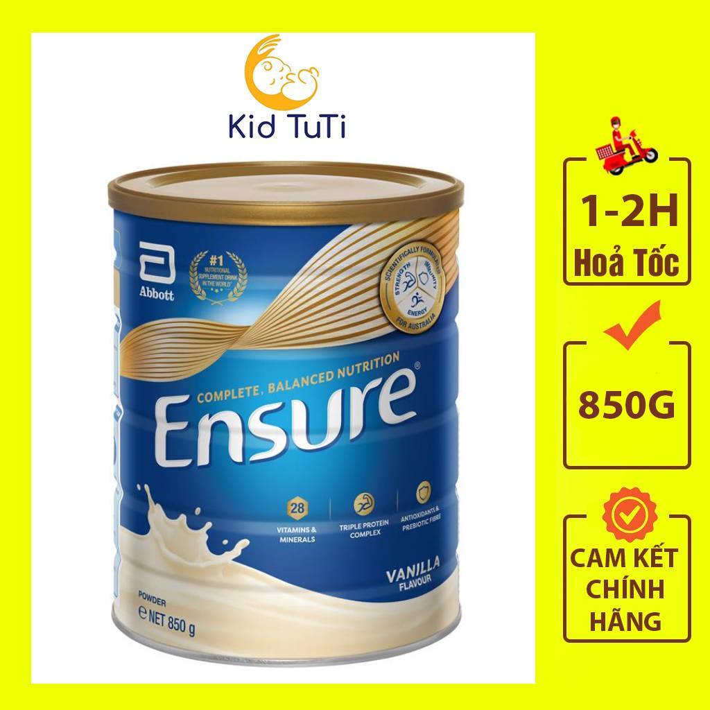 Sữa Ensure Úc 850 gram Date Tháng 5/2027
