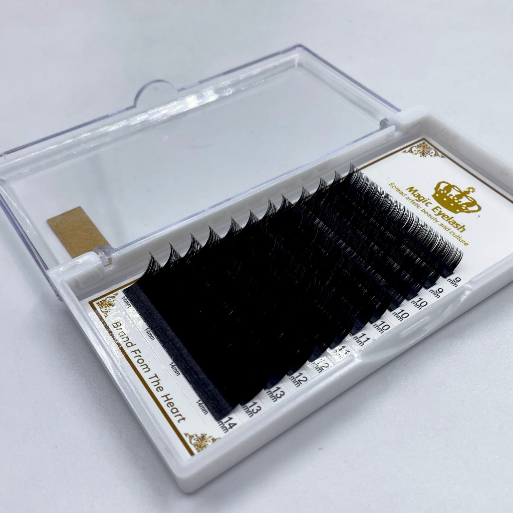 Mi khay Lông Chồn_Mix size 9-14 mm_Cong J_B_C_CC_D_U_LD_LI_Dày 0.03-0.05-0.07-0.10-0.12_Huy hoàng Mi