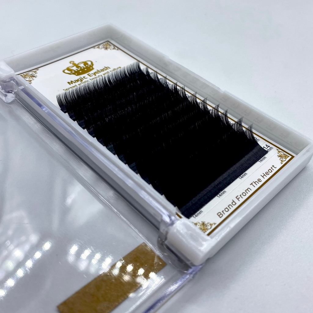 Mi khay Lông Chồn_Mix size 9-14 mm_Cong J_B_C_CC_D_U_LD_LI_Dày 0.03-0.05-0.07-0.10-0.12_Huy hoàng Mi