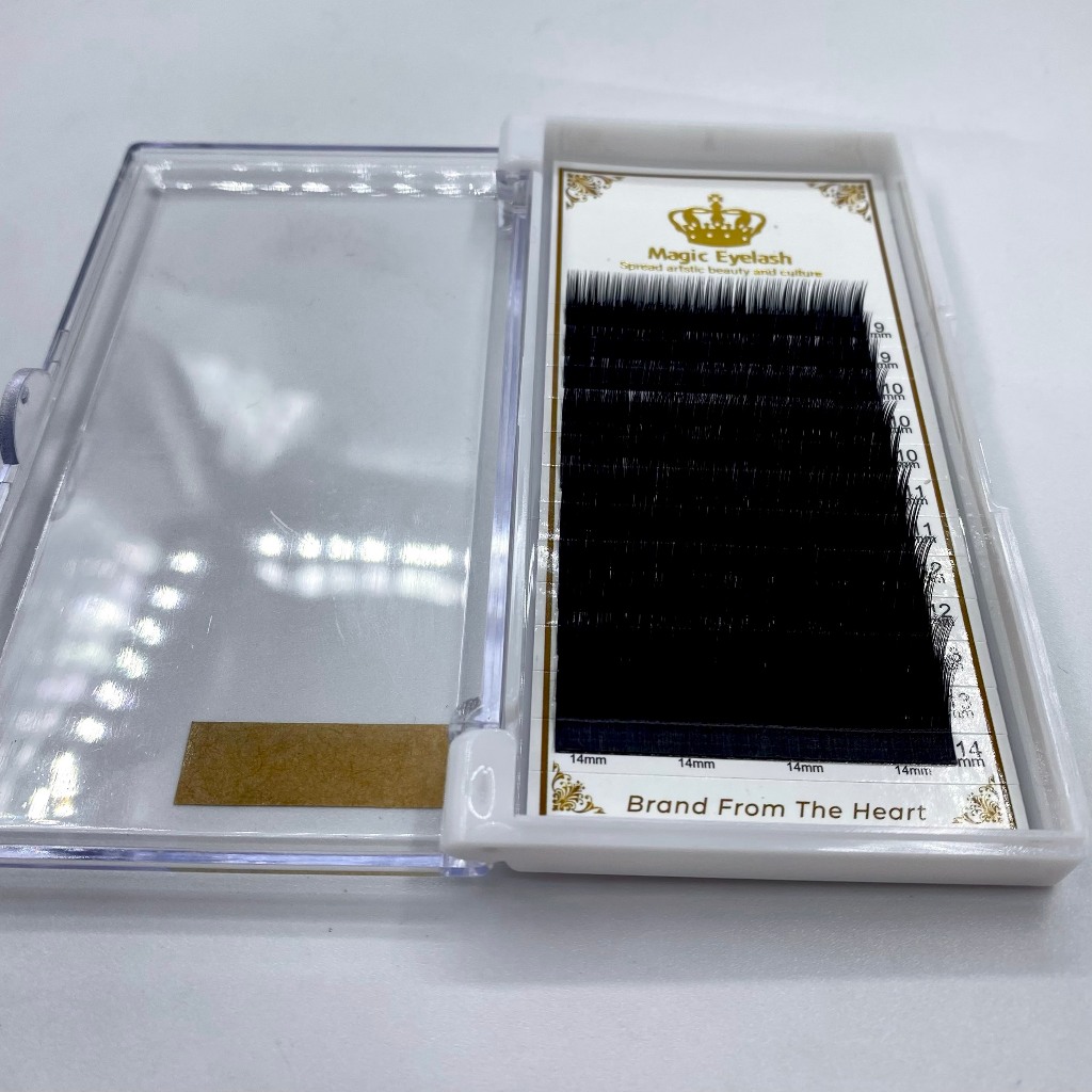 Mi khay Lông Chồn_Mix size 9-14 mm_Cong J_B_C_CC_D_U_LD_LI_Dày 0.03-0.05-0.07-0.10-0.12_Huy hoàng Mi