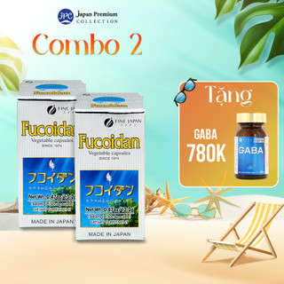 Combo 2 Viên uống hỗ trợ điều trị ung thư Fine Japan Fucoidan 30 viên