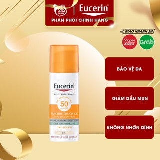 Kem Chống Nắng Dành Cho Da Dầu Mụn Eucerin Sun Dry Touch Oil Control Face 50ml