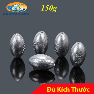 Chì câu cá xuyên tâm, chì câu chất lượng cao đủ kích thước pk-02