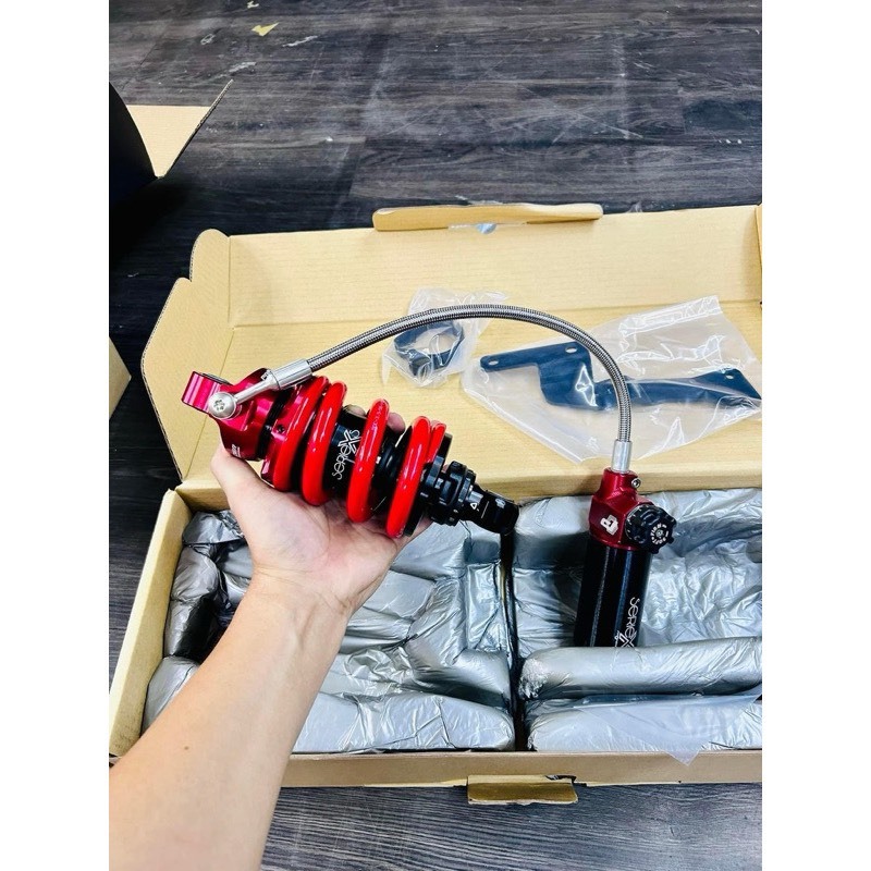 Phuộc Profender Ex135 Ex155 Ex150 Ex2010 - cao 205mm -có bình dầu.