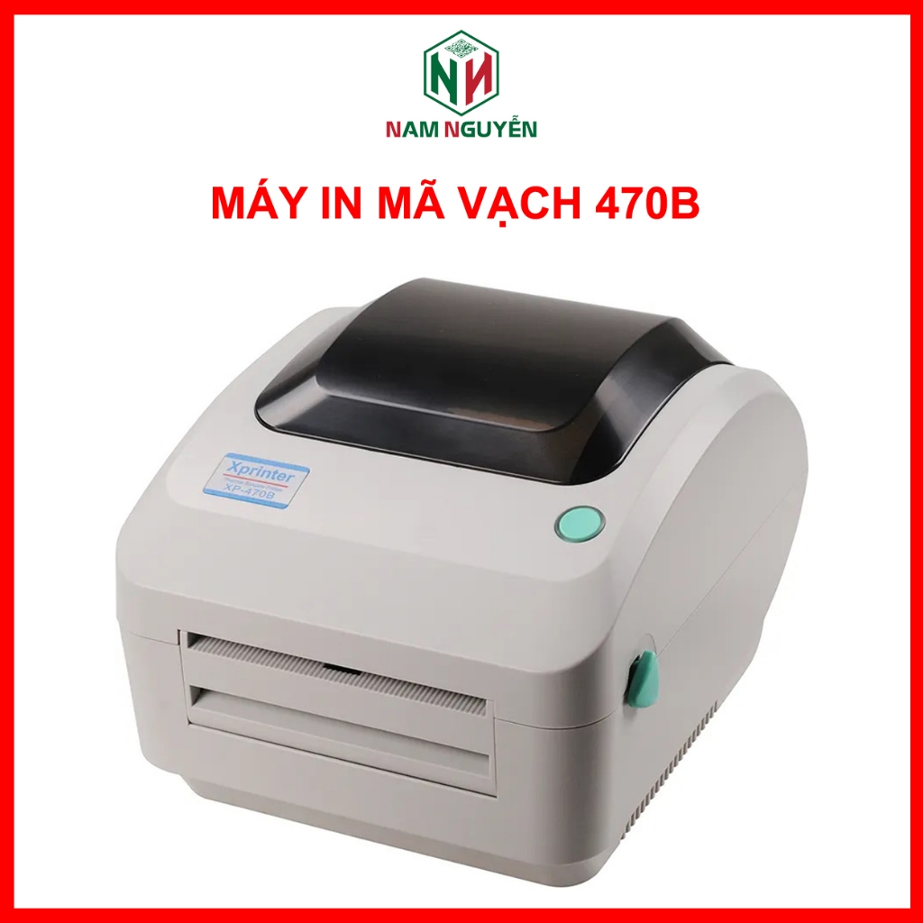 Máy In Đơn Hàng TMĐT, in mã vạch Xprinter XP-470B (USB,LAN) In Đơn GHTK, Shopee, In tem, In Mã Vạch 