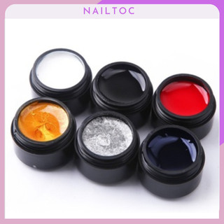 Gel nhện trang trí móng line uv gel 8ml siêu dai