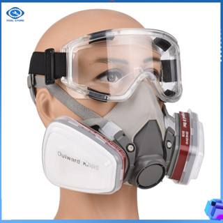 【Free ship/siêu rẻ Mặt nạ chống độc 6200 (phun thuốc trừ sâu, phun sơn, chống khói bụi mịn và hóa chất)