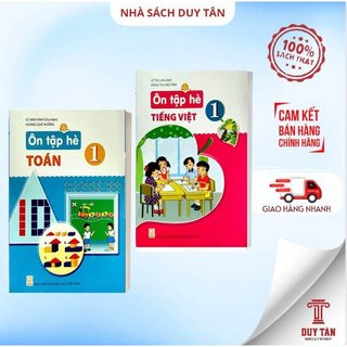 Sách - combo ôn tập hè toán + tiếng việt 1