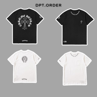   High quality  Áo Phông Chrome Heart Basic Logo T-shirt 