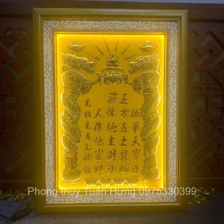 Bài vị dát vàng nền vàng, bài vị dát 24k, bài vị thần tài ông địa, ảnh thật hàng sẵn