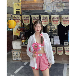 SET CROP CỔ SƠ MI PHỐI NÚT + SHORT 5M