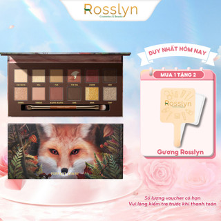 Bảng phấn mắt perfect diary 12 màu sắc tông lì và ánh nhũ lấp lánh bền màu lâu trôi rosslyn pd000009