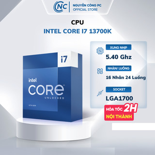 Bộ vi xử lý cpu intel core 13700k - bảo hành 36 tháng