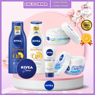 Kem dưỡng ẩm Nivea Care, Nivea Soft, Nivea body Q10, Nivea Baby phục hồi da, kem cấp ẩm da tái tạo