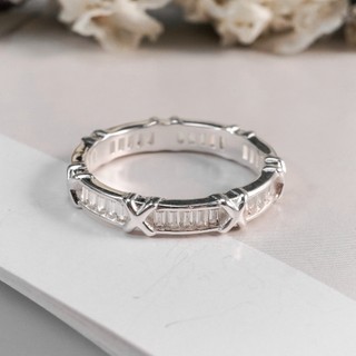 Nhẫn bạc nữ LAMY Eternity X Silver Ring 8277