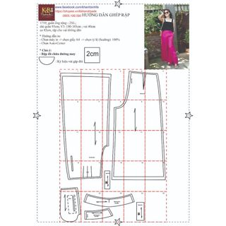 Rập giấy a0 mã 1710 - rập quần