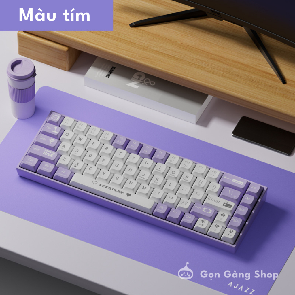 Bàn phím cơ HOTSWAP AJAZZ AK680, NHỎ GỌN, LED NHIỀU HIỆU ỨNG, Gongangshop68 | BigBuy360 - bigbuy360.vn