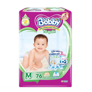 [Bán lẻ] Combo 10 miếng tã quần Bobby mẫu lõi nén size M/L/XL/XXL