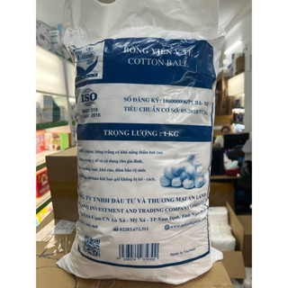 Bông viên y tế gói 500gr &1kg An Lành