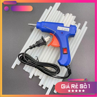 (Giá sỉ) Súng bắn keo tặng nến Silicon đa năng, máy dán keo nến To Nhỏ mạ si không gỉ