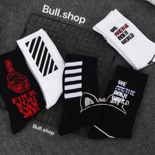 TL07 Tất vớ off-white unisex đường phố