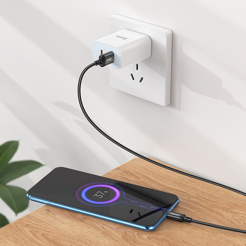 Dây sạc micro usb HOCO andoird - Cáp bọc dù dùng cho xiaomi samsung ...vv | BigBuy360 - bigbuy360.vn
