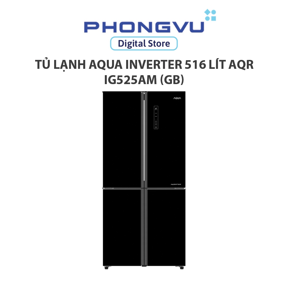 Tủ lạnh Aqua Inverter 516 lít AQR-IG525AM (GB) - Bảo hành 24 tháng