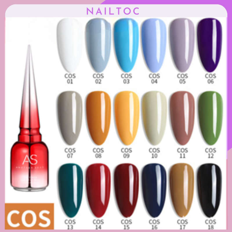 Sơn Gel AS mã COS | Chai đỏ 15ml