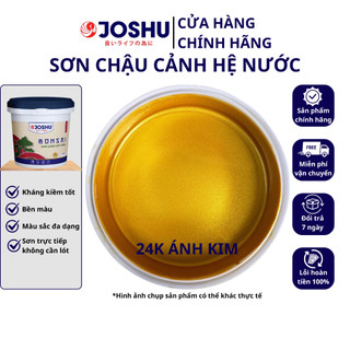 Sơn Nhũ Vàng 24K JOSHU hộp 1 Kg - hệ nước