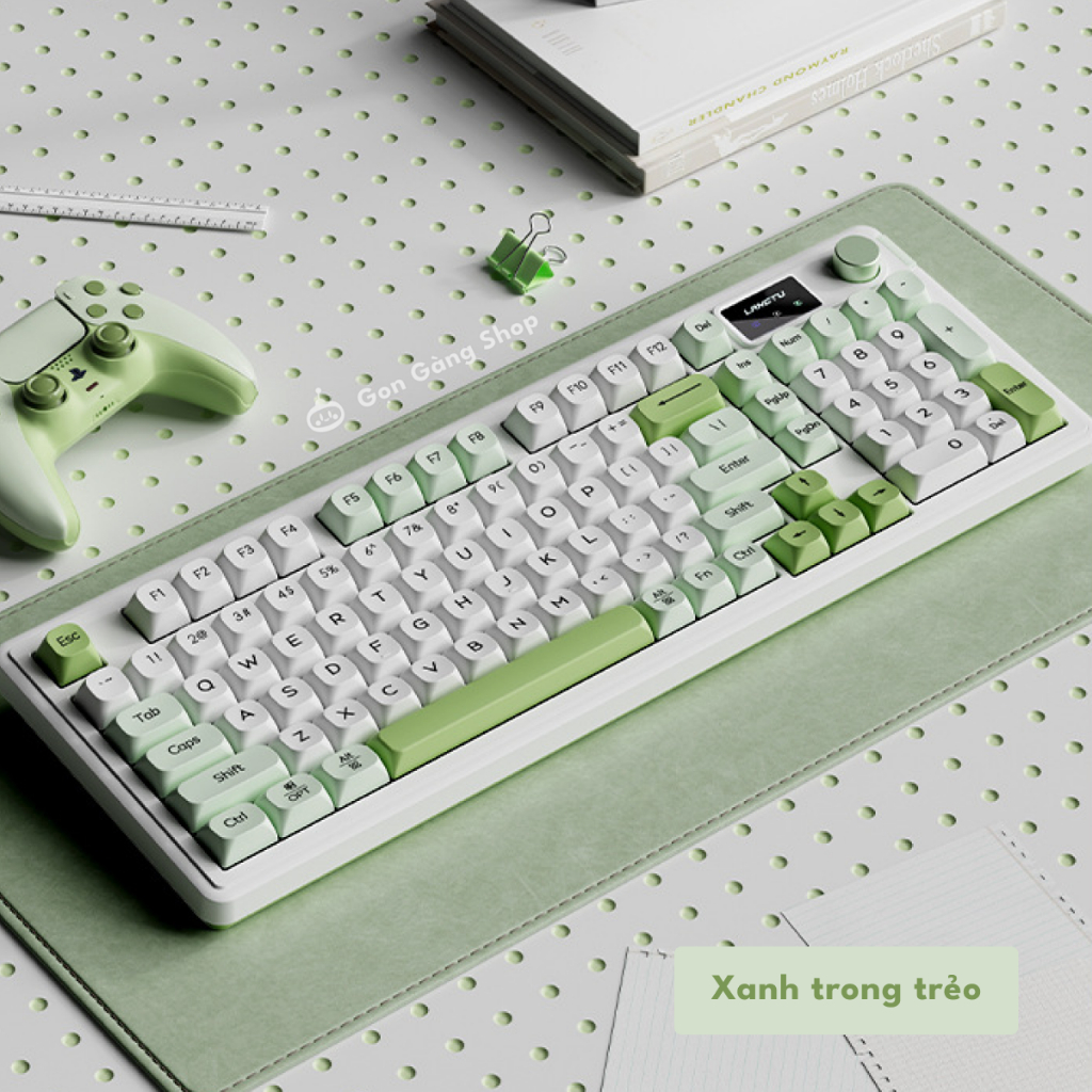 Bàn phím LANGTU L98 giả cơ bluetooth không dây/có dây silent pin sạc Led RGB hỗ trợ window/mac,ios | BigBuy360 - bigbuy360.vn