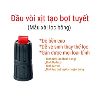  VÒI XỊT TẠO BỌT TUYẾT   LỖI LỌC BÔNG + ỐNG NỐI   - mẫu vòi dài  có ống nối tạo bọt kèm theo . 