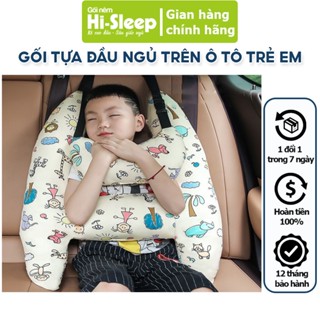 Gối tựa đầu ngủ trên ô tô cho bé Hi-Sleep - Chống nghẹo cổ, cố định an toàn cho bé tùy chỉnh dễ dàng
