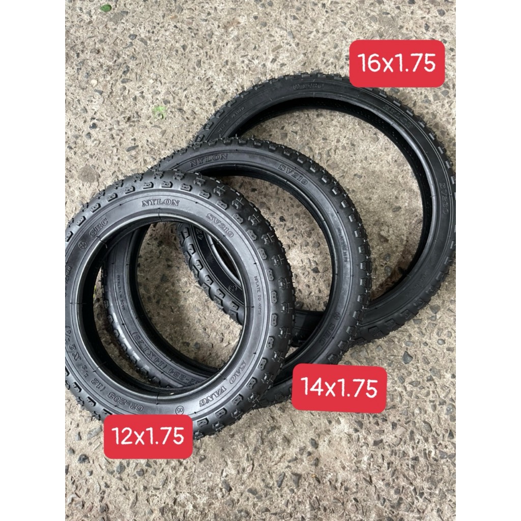 Lốp xe đạp TRẺ EM / Vỏ xe đạp các cỡ 12, 14, 16 ,20 (x 1,75) inch. lốp xe đạp trẻ em sao vàng