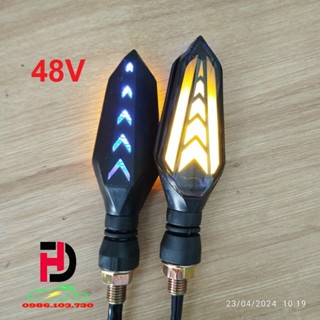 ĐÈN XI NHAN XE ĐIỆN 133 CAP A LED DEMI DC 48V 1 CẶP
