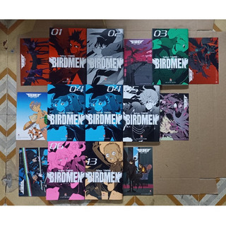 Bưu thiếp birdmen các tap 1,2,3,4,5,6,13 có kèm postcard