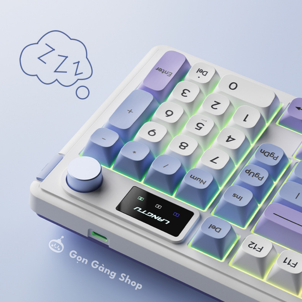 Bàn phím LANGTU L98 giả cơ bluetooth không dây/có dây silent pin sạc Led RGB hỗ trợ window/mac,ios | BigBuy360 - bigbuy360.vn