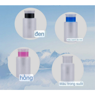 Bình nhấn đựng axiton ,đựng nước lau gel