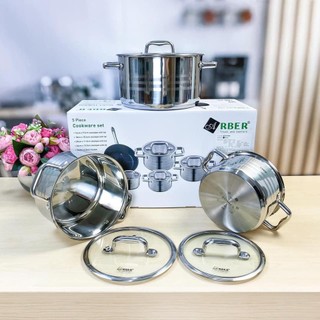 Bộ 5 nồi chảo Arber AN05 Dolphin
