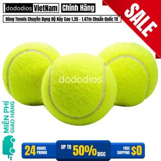 combo 3 quả bóng banh tennis chơi quần vợt cao cấp - độ nảy chuẩn quốc tế - hàng chính hãng dododios