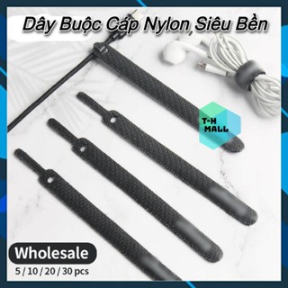 Dây Đai Buộc Dây Velcro Nylon Cáp Giữ Làm Gọn Dây Chống Rối Dây Cáp Sạc Tai Nghe Cáp HDMI Cáp Điện Tiện Lợi PKCN