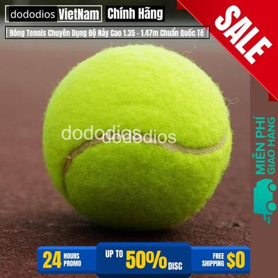Combo 5 Quả Bóng Banh Tennis Chơi Quần Vợt Cao Cấp - Độ Nảy Chuẩn Quốc Tế - Hàng Chính Hãng Dododios
