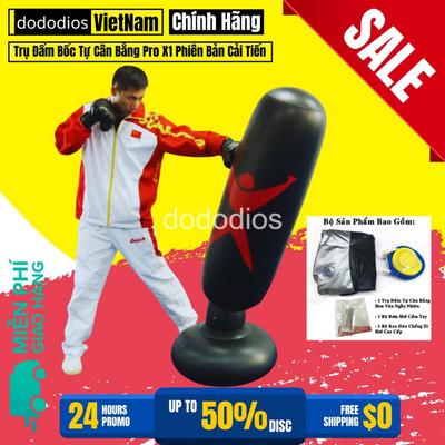 Vỏ Trụ Đấm Bốc Boxing Muay Thái Karate Tự Cân Bằng Cao Cấp – Kèm Bộ Bơm Hơi – Chính Hãng Dododios