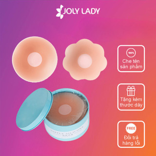  Hai miếng dán ti, ngực, nhũ hoa silicon sử dụng nhiều lần JOLY LADY