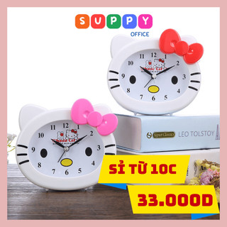 Đồng hồ báo thức hello kitty để bàn siêu đáng yêu suppy