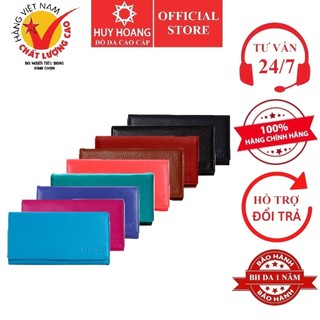 Ví nữ da bò 3 gấp nhiều màu hp3111-12-13-14-15-24-58-62