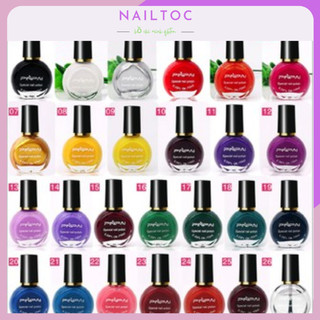 Mực In Nail Pinpai Dùng Cho Khuôn In Trang Trí Móng 10ml siêu nhanh