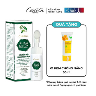 Sữa Rửa Mặt Ngừa Mụn Cenota AHA & Detox 150ml