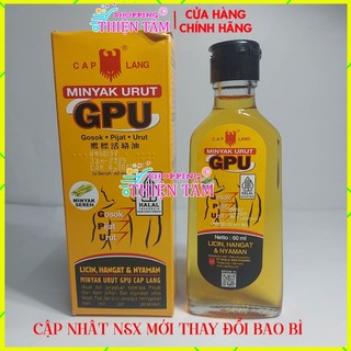 Dầu nóng xoa bóp indonesia gpu chính hãng 60ml