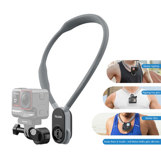 Vòng đeo cổ gopro và action cam telesin quick release 2.0