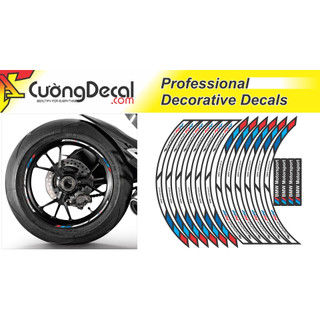 Decal phản quang 3m BMW S1000RR dán viền bánh mâm các loại xe